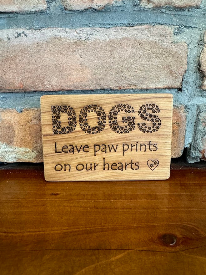 Dog Paw Prints Panel