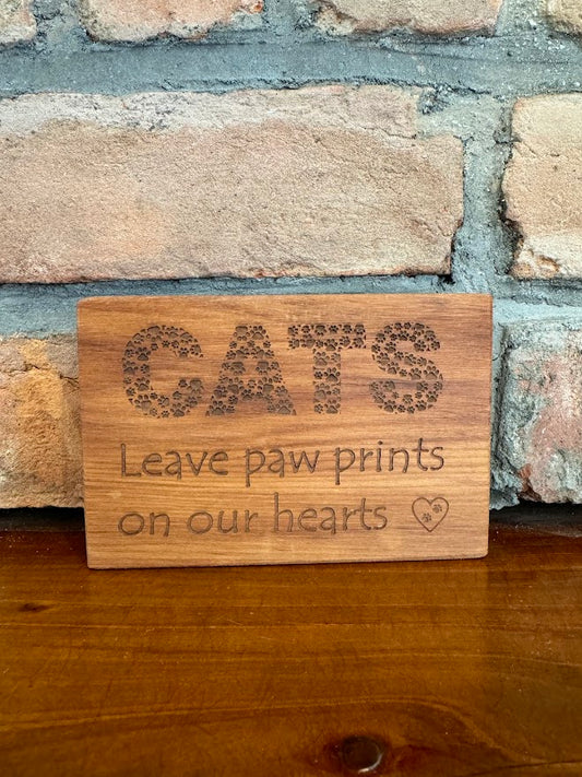 Cat Paw Prints Panel