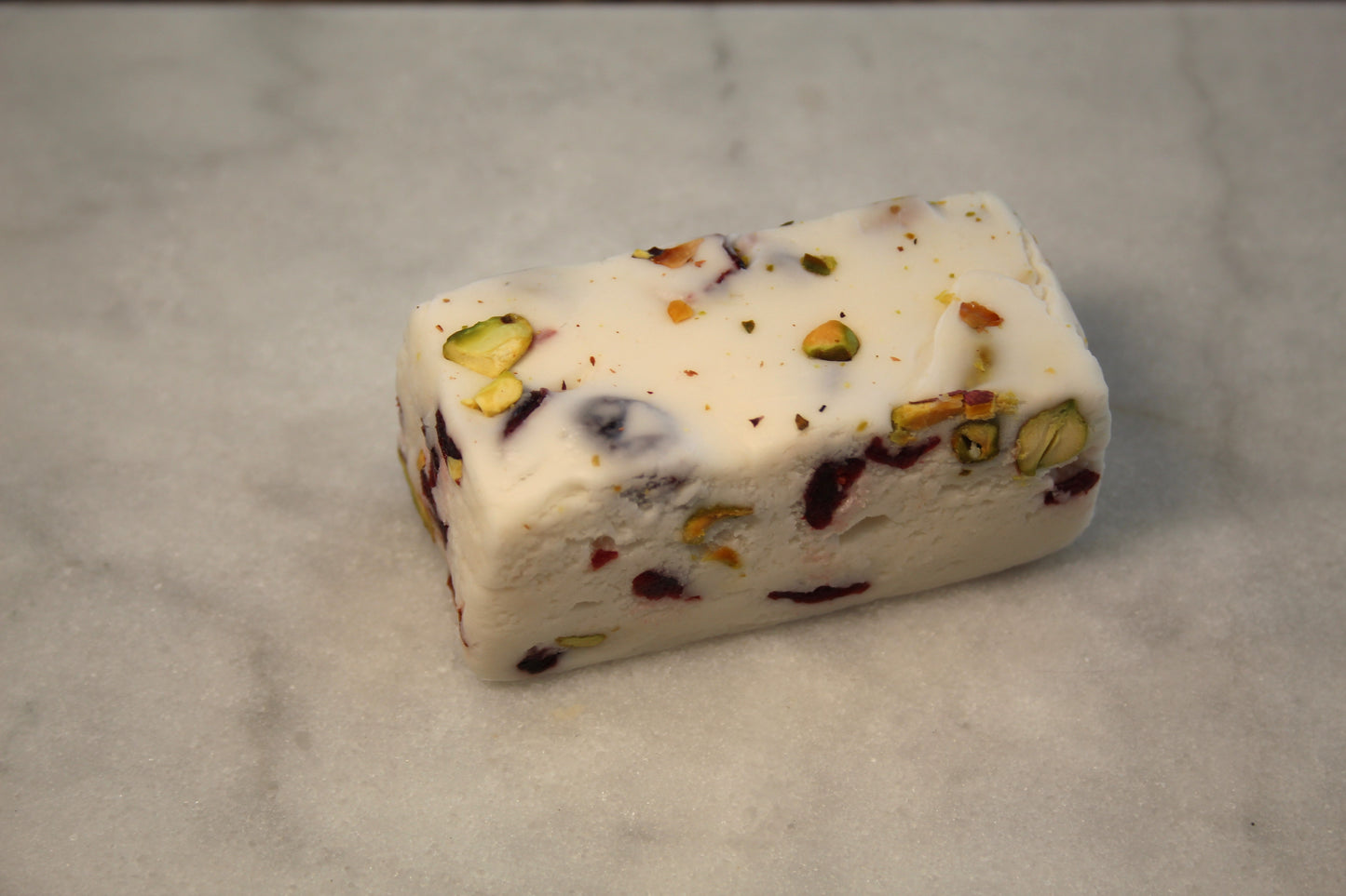 Pistachio and Cranberry Nougat