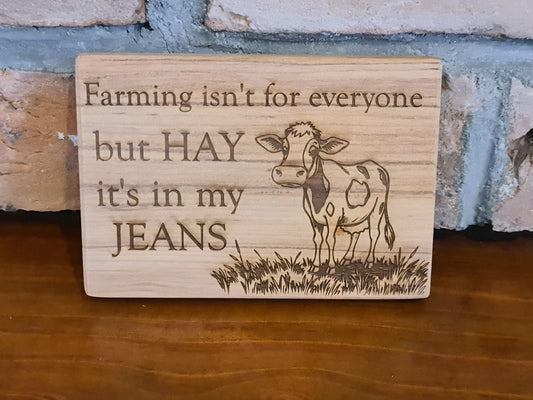 Hay in My Jeans Panel