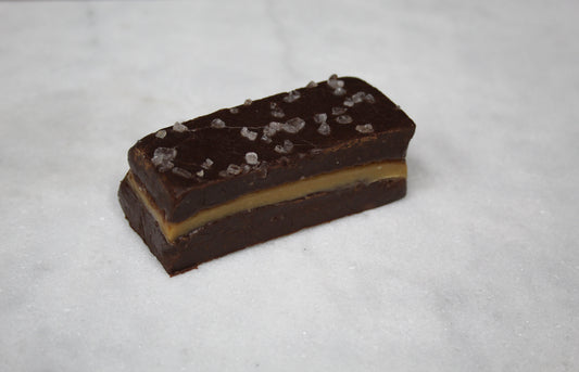 Choc Caramel Sea Salt Fudge